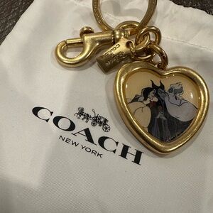Coach X Disney keychain